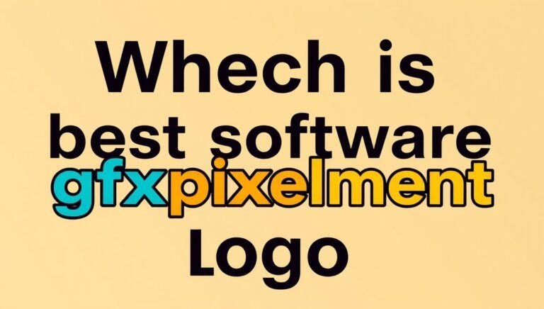 which is the best software to design logo gfxpixelment