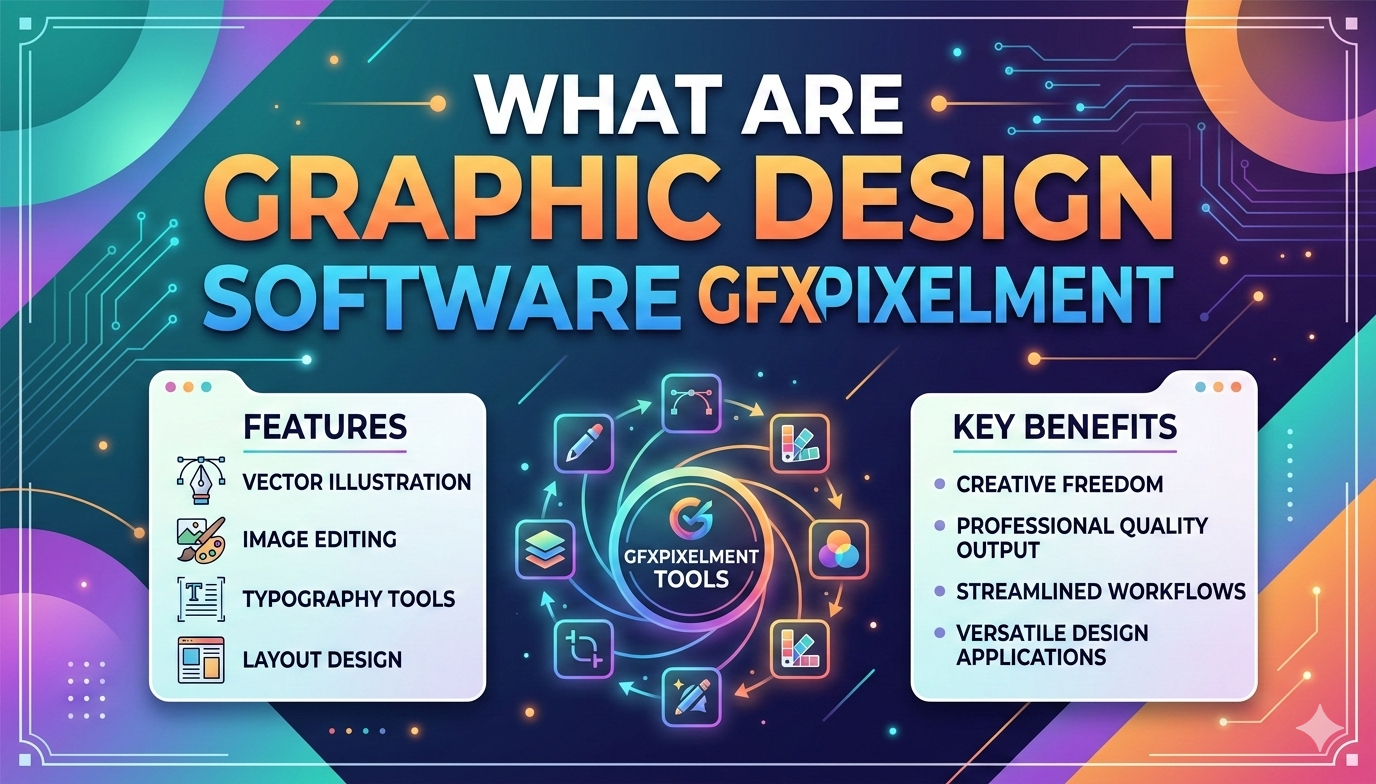 what are graphic design software gfxpixelment