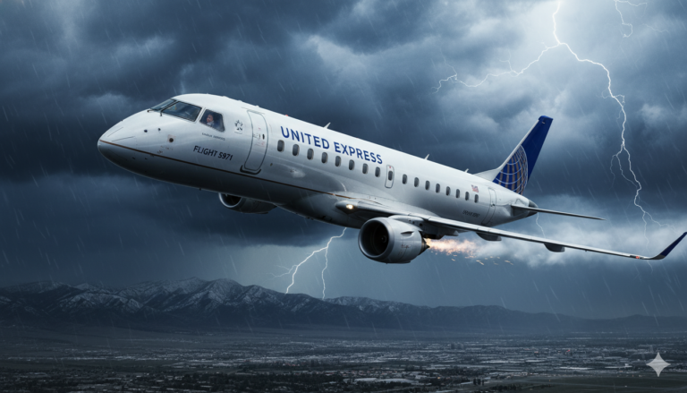 United Express Flight UA5971 Emergency Diversion