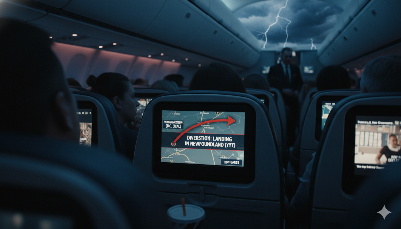 Flight UA885 Diversion